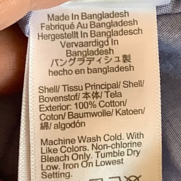 J. Crew women's pajama set XS blue short sleeve shirt pants 100% cotton - Picture 15 of 16